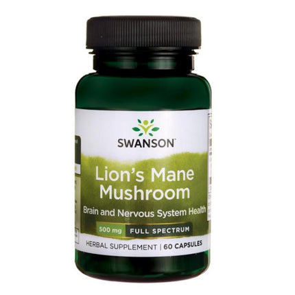 Lion’s Mane Mushroom – Full Spectrum 500 mg – 60 vegan capsules