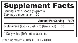 L-Glutamine 500g – Kyowa Quality - 100% Puur & Plantaardig