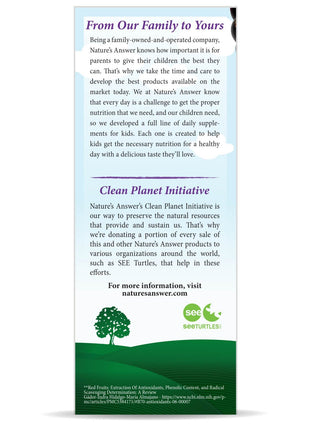 Vlierbessen Extract voor Kinderen – Sambucus 120 ml - Nature's Answer - SuperfoodShop