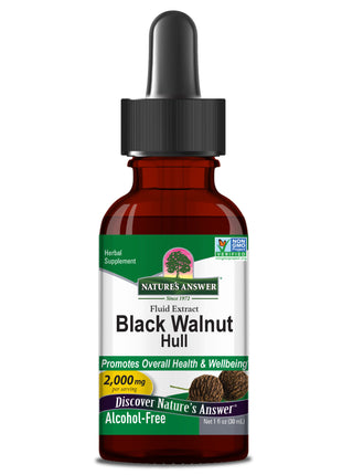 Zwarte Walnoot Extract - Black Walnut – Alcoholvrij (30 ml) - Nature's Answer - SuperfoodShop