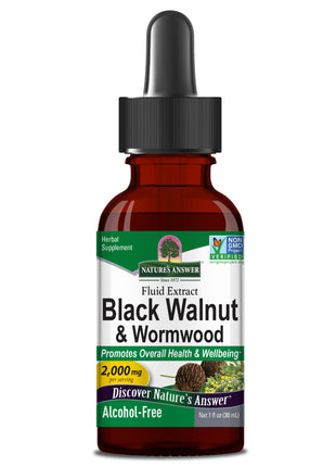 Zwarte Walnoot Tinctuur met Absintalsem – Alcoholvrij Kruidenextract (30 ml) - Nature's Answer - SuperfoodShop