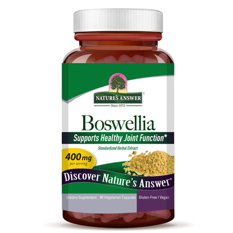 Boswellia Standardized 400mg – 90 Vegan Capsules - Nature's Answer - SuperfoodShop