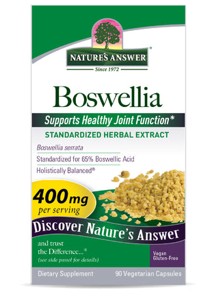 Boswellia Standardized 400mg – 90 Vegan Capsules