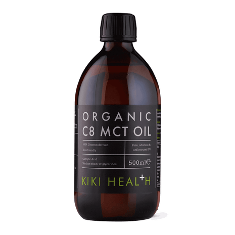 Organic C8 MCT Oil – 500 ml (96% caprylzuur uit kokos) - Kiki Health - SuperfoodShop