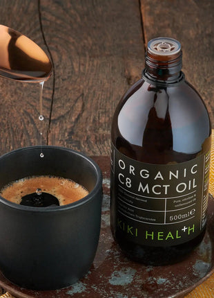 Organic C8 MCT Oil – 500 ml (96% caprylzuur uit kokos) - Kiki Health - SuperfoodShop