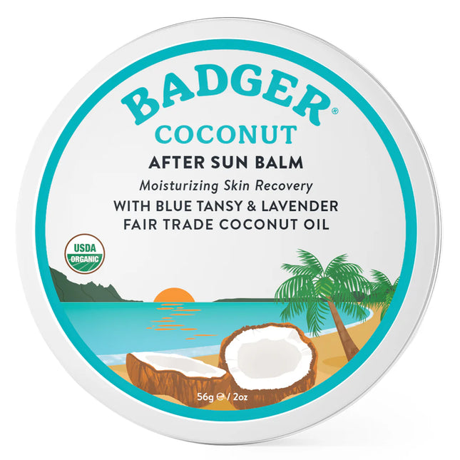 Badger Coconut After Sun Balm – 56 g – Bio &amp; Regenerierend