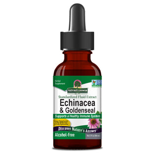 Echinacea & Goldenseal Vloeibaar Extract – 59ml – Alcoholvrij