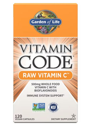 Vitamin Code RAW Vitamin C – 500 mg aus Vollwertkost (60 Kapseln)