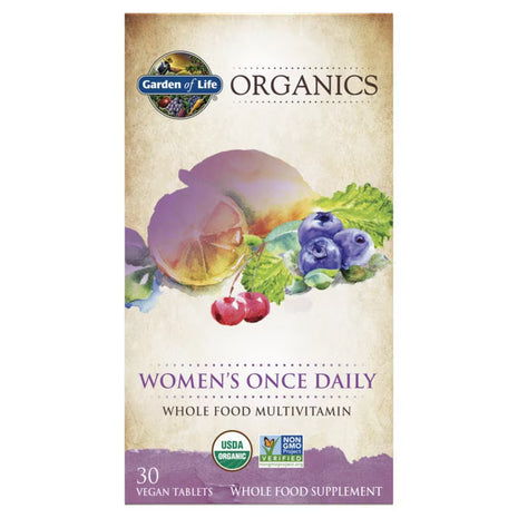 Organics Women’s Once Daily – Biologische Multivitamine voor Vrouwen (30 tab)