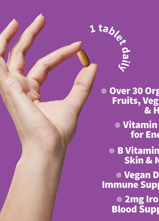 Organics Women’s Once Daily Multi – 60 biologische tabletten