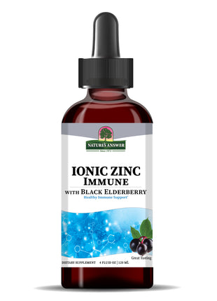 Ionic Zinc Immune met Black Elderberry – 120 ml - Nature's Answer - SuperfoodShop