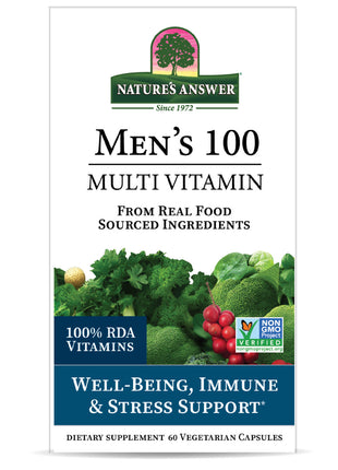 Men’s 100 Multivitamin – 60 Capsules - Nature's Answer - SuperfoodShop