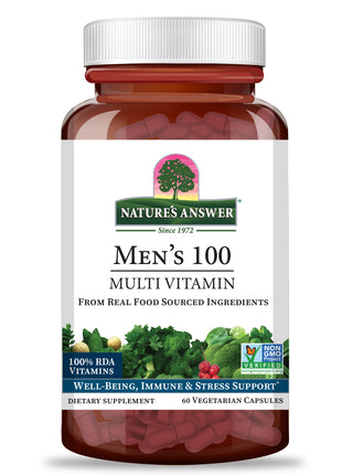 Men’s 100 Multivitamin – 60 Capsules - Nature's Answer - SuperfoodShop