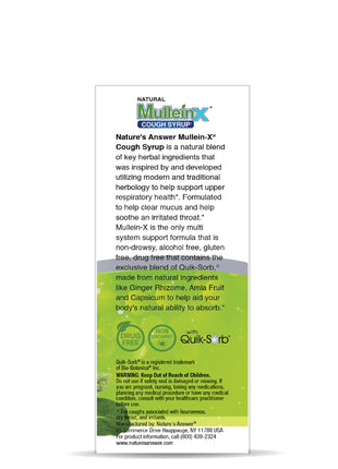 Mullein-X™ Multi-System-Hustensaft 120 ml