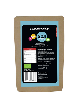 Goji Berries 250gr – Pure &amp; Natural Superfood!