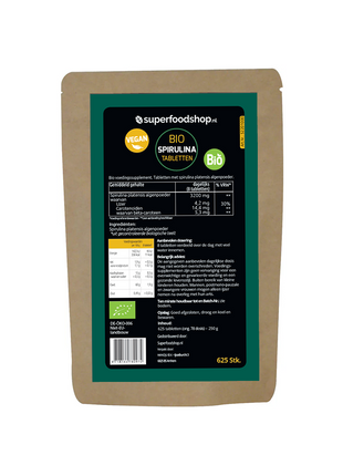 Bio Spirulina Raw & Puur – 100% Algenpoeder