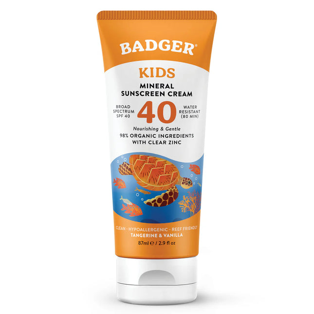 Badger Kids Sport Mineral Sonnenschutz LSF 40 – 87 ml – Bio &amp; Kinderfreundlich
