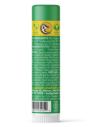 Badger Anti Bug Balm Stick – Natürlicher Insektenschutz 17g