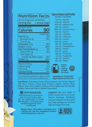 Warrior Blend Proteïne – 750 g - Biologisch