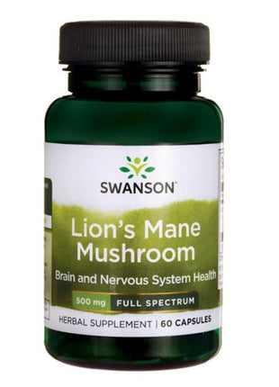 Lion’s Mane Mushroom – Full Spectrum 500 mg – 60 vegan capsules